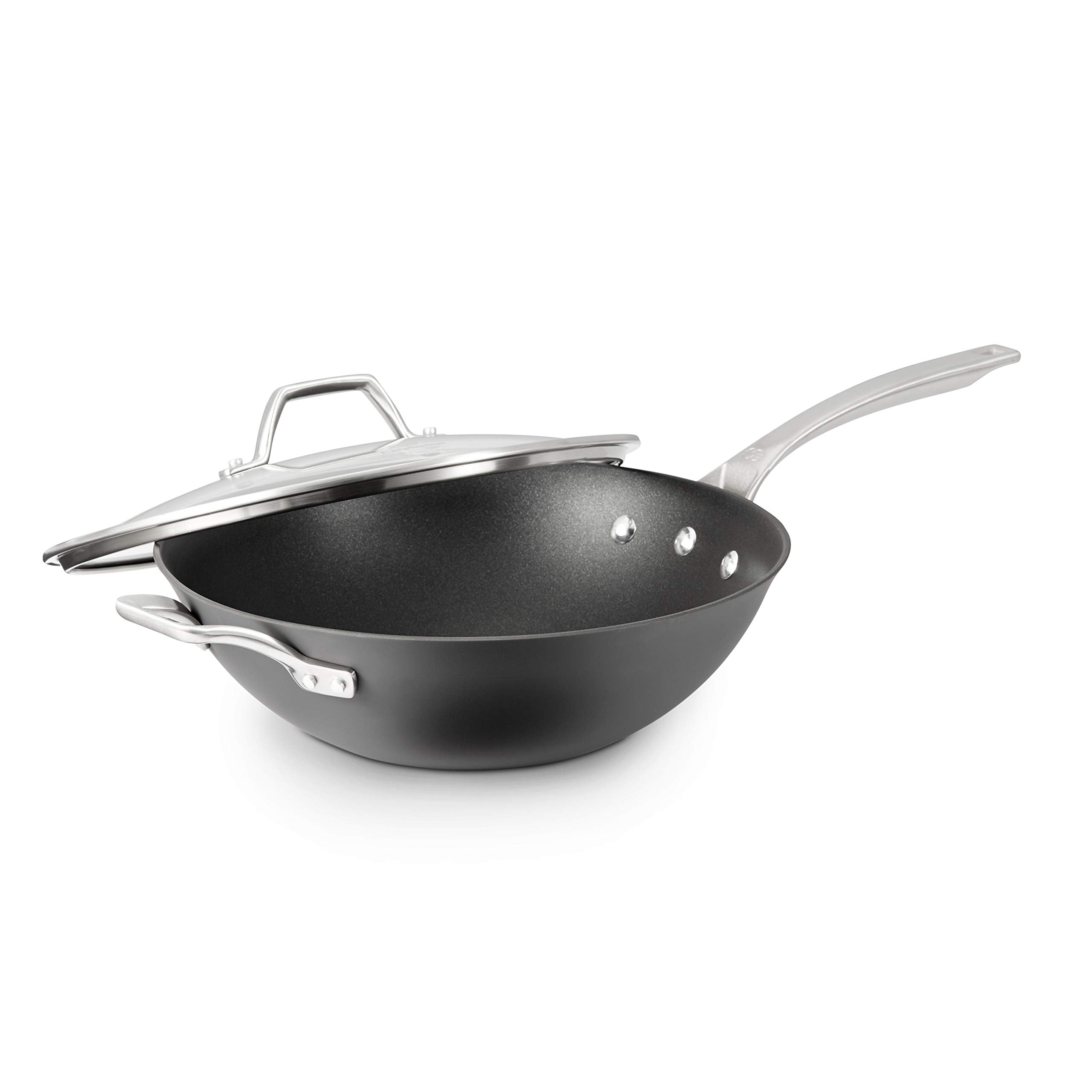 Calphalon Signature Hard-Anodized Nonstick Dutch Oven, 5-Quart, Oven-Safe, PFOA-Free, Black