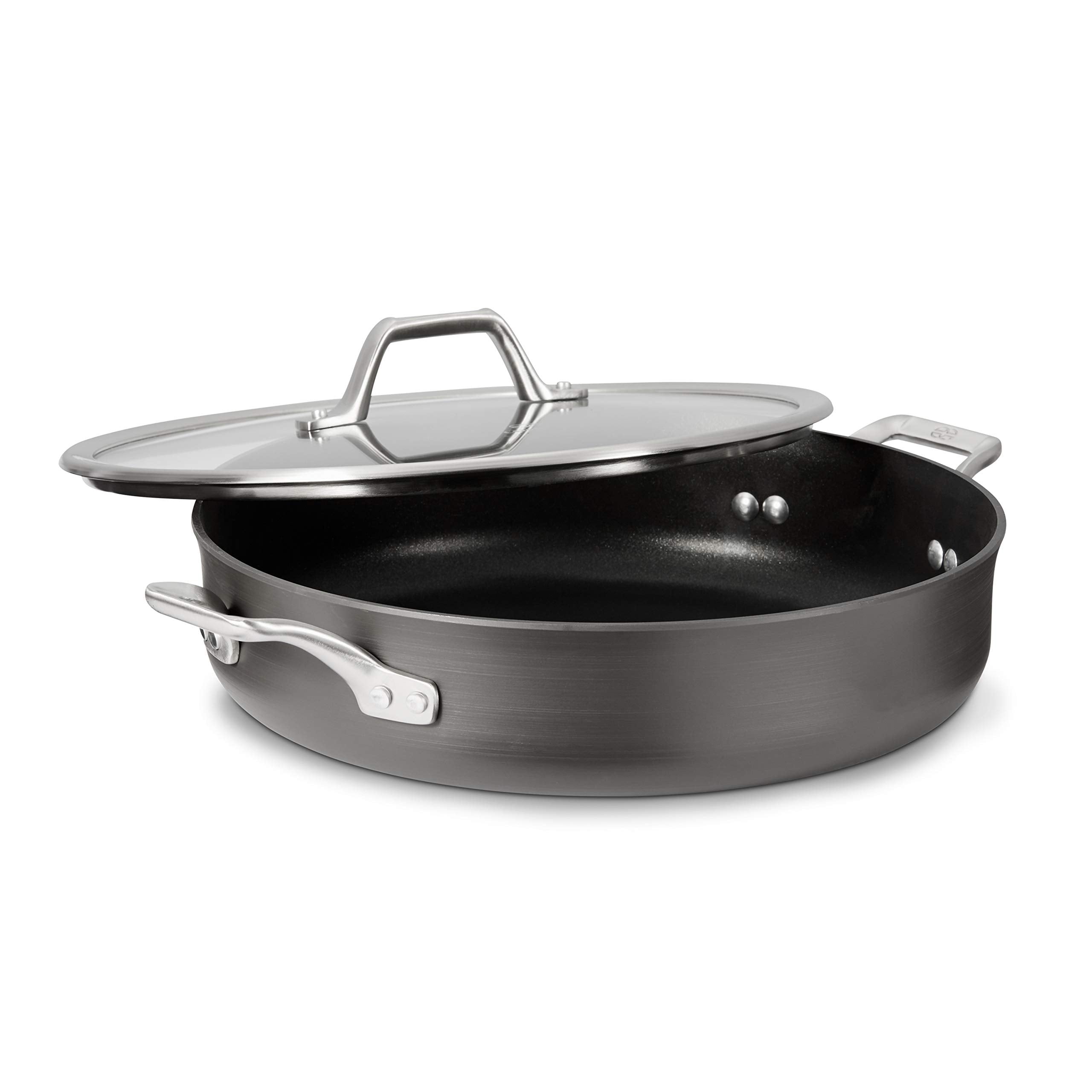 Calphalon Signature Hard-Anodized Nonstick Dutch Oven, 5-Quart, Oven-Safe, PFOA-Free, Black