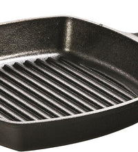 Lodge L8SGP3 Cast Iron Square Grill Pan, Pre-Seasoned, 10.5-inch