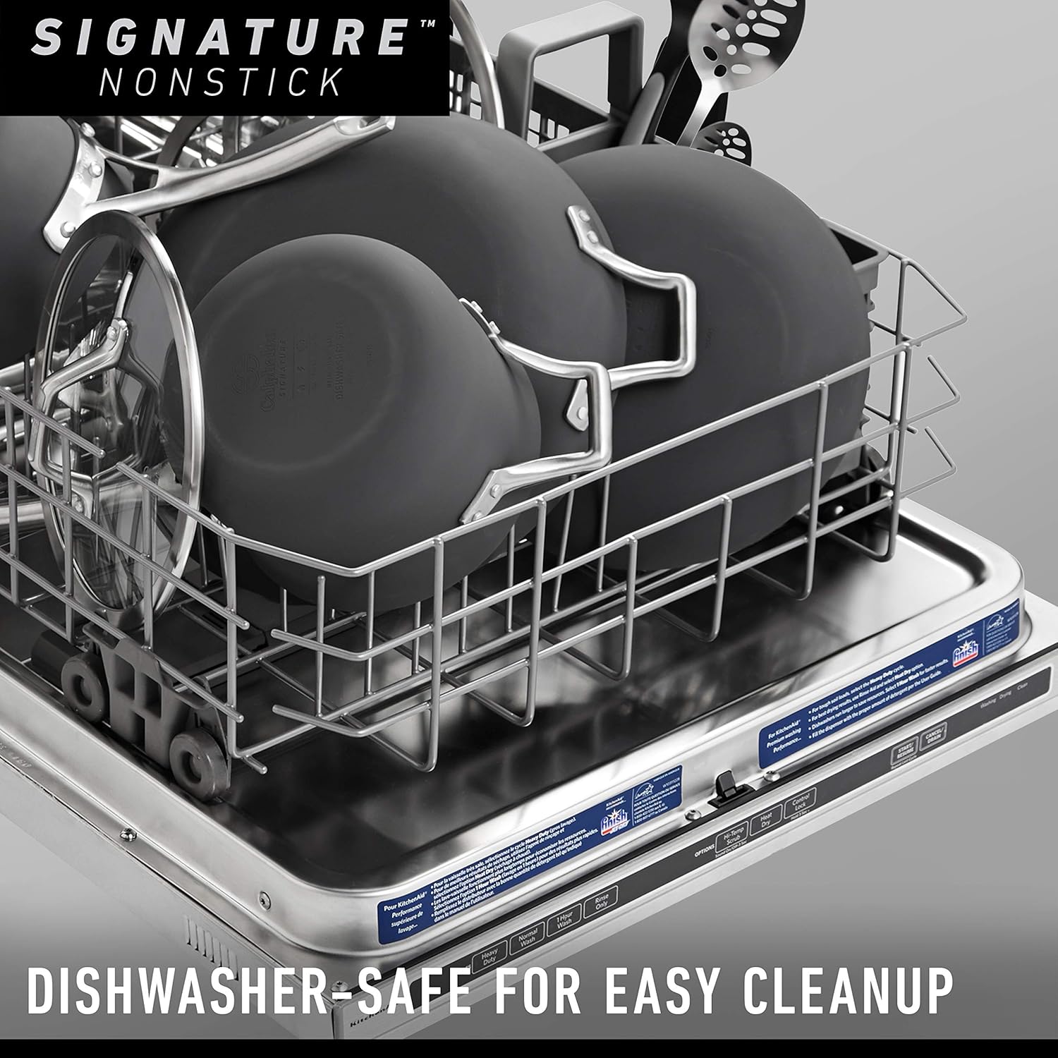 Calphalon Signature Hard-Anodized Nonstick Dutch Oven, 5-Quart, Oven-Safe, PFOA-Free, Black